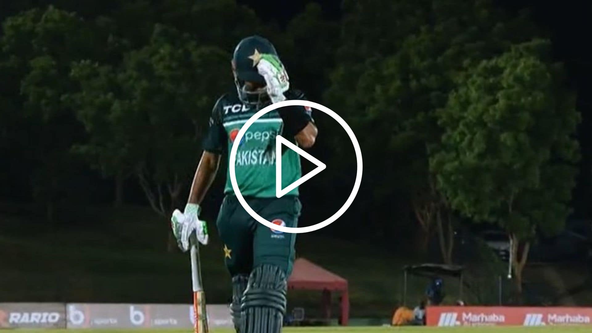 [Watch] Babar Azam's Painful Dismissal Off A Beautiful Delivery From Fazalhaq Farooqi